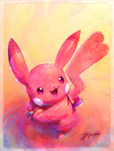 Pinkachu | Painter style