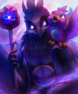 Theo and Pecky Skye | (Commission) | Painter style